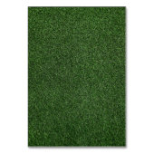 Golf Wedding Tischnummer Card Bridge & Groom (Rückseite)