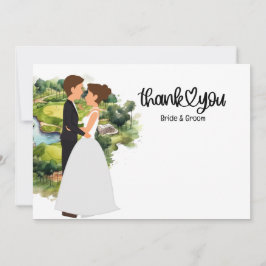 Golf Wedding Vielen Dank für Ihre Karte für Golfer