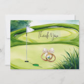 Golf Wedding Vielen Dank für Ihre Karte für Golfer (Vorderseite)