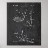 Golf Wedge Patent Poster (Vorne)