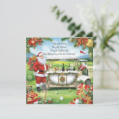 Golf Weihnachten (Stehend Vorderseite)