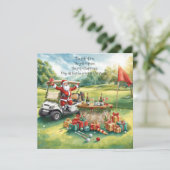 Golf Weihnachten (Stehend Vorderseite)