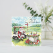Golf Weihnachten (Stehend Vorderseite)