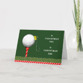 Golf Weihnachten (Vorderseite)