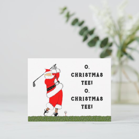 Golf Weihnachten (Stehend Vorderseite)