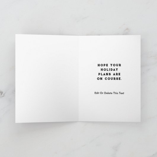 Golf Weihnachten (Innenseite)