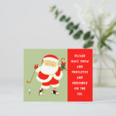 Golf Weihnachten (Stehend Vorderseite)