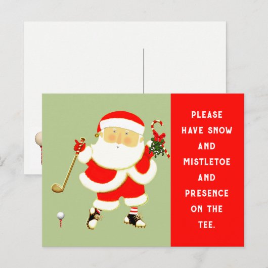 Golf Weihnachten (Vorne/Hinten)