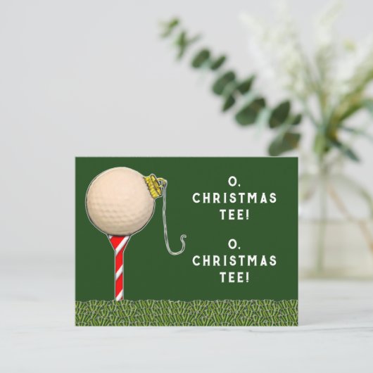 Golf Weihnachten (Stehend Vorderseite)