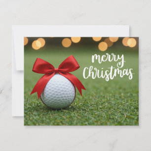 Golf-Weihnachten auf Grün für Golfer