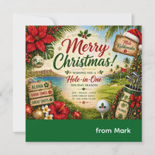 Golf-Weihnachten auf Hawaii