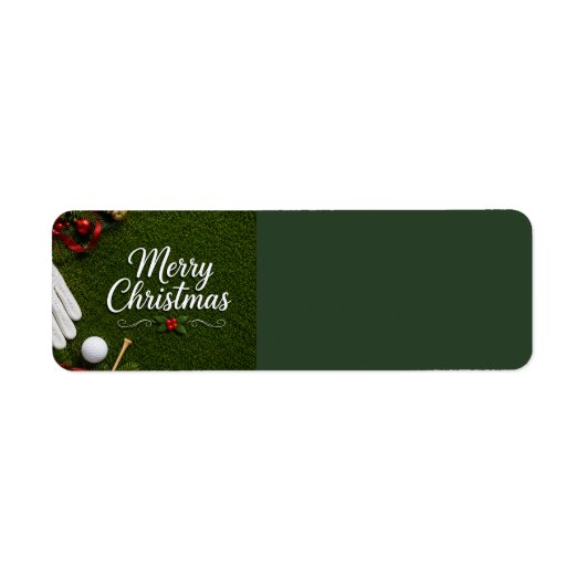 Golf Weihnachten auf Putting Green (Vorne)