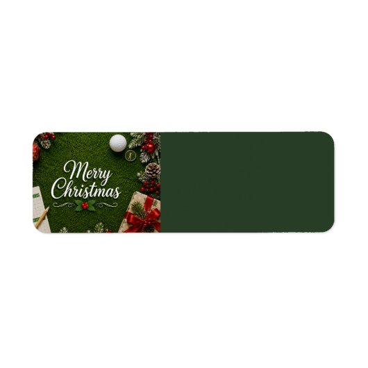 Golf Weihnachten auf Putting Green (Vorne)