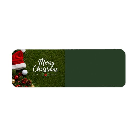 Golf Weihnachten auf Putting Green (Vorne)