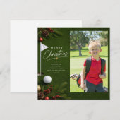 Golf Weihnachten Erstellen Sie Ihr eigenes Foto (Vorne/Hinten)
