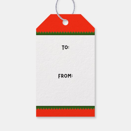 Golf Weihnachten Geschenkanhänger (Rückseite)