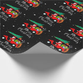 Golf Weihnachten Geschenkpapier (Ecke)