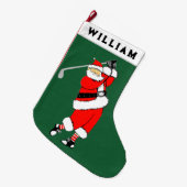 Golf Weihnachten Großer Weihnachtsstrumpf (Vorderansicht (hängend))