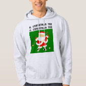 Golf Weihnachten Hoodie (Vorderseite)