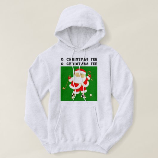 Golf Weihnachten Hoodie (Design vorne)
