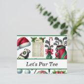 Golf Weihnachten im Juli für Golfer mit dem Weihna (Stehend Vorderseite)