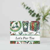 Golf Weihnachten im Juli für Golfer mit dem Weihna (Stehend Vorderseite)