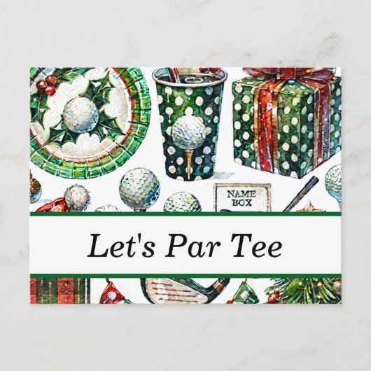 Golf Weihnachten im Juli für Golfer mit dem Weihna (Vorderseite)