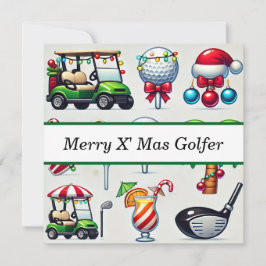 Golf Weihnachten im Juli für Golfer mit dem Weihna