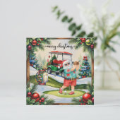 Golf Weihnachten im Juli mit dem Weihnachtsmann Go (Stehend Vorderseite)