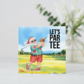 Golf Weihnachten im Juli mit dem Weihnachtsmann Go (Stehend Vorderseite)