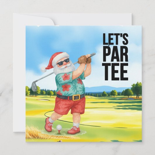 Golf Weihnachten im Juli mit dem Weihnachtsmann Go (Vorderseite)