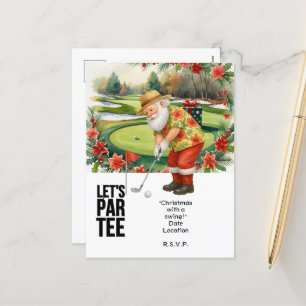 Golf Weihnachten im Juli mit dem Weihnachtsmann Go