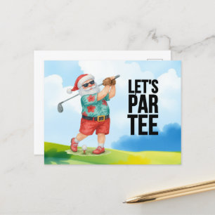 Golf Weihnachten im Juli mit dem Weihnachtsmann Go
