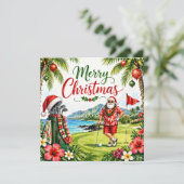 Golf-Weihnachten in Hawaii (Stehend Vorderseite)