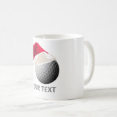 Golf Weihnachten Kaffeetasse (VorderseiteRechts)
