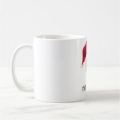 Golf Weihnachten Kaffeetasse (Links)