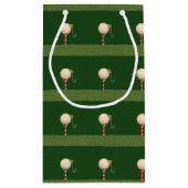 Golf Weihnachten Kleine Geschenktüte (Rückseite)