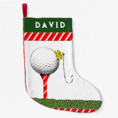 Golf Weihnachten Kleiner Weihnachtsstrumpf (Vorderseite)