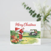 Golf Weihnachten Lasst uns mit dem Weihnachtsmann (Stehend Vorderseite)
