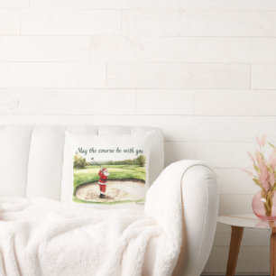 Golf Weihnachten Mai sein Platz bei Ihnen Kissen