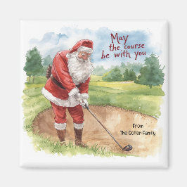 Golf Weihnachten Mai sein Platz bei Ihnen Magnet