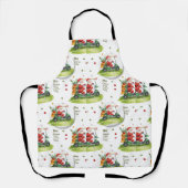 Golf Weihnachten Mai sein Platz mit Ihnen Santa Schürze (Vorderseite)