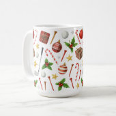 Golf Weihnachten mit Ballgeschenken für Golfer the Kaffeetasse (Vorderseite Links)