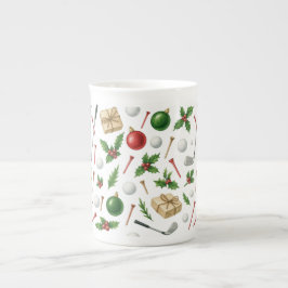 Golf Weihnachten mit Ballgeschenken für Golfer the Porzellantasse