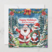 Golf Weihnachten mit dem Weihnachtsmann (Vorderseite)