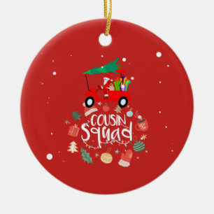 Golf Weihnachten mit dem Weihnachtsmann für den Co Keramik Ornament