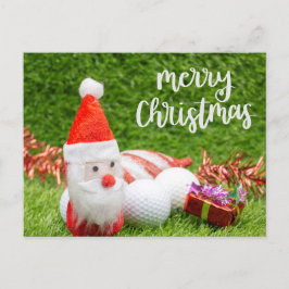 Golf Weihnachten mit dem Weihnachtsmann für Golfer
