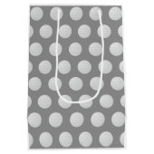 Golf Weihnachten mit dem Weihnachtsmann Mittlere Geschenktüte (Rückseite)