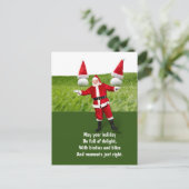 Golf Weihnachten mit Golf Ball (Stehend Vorderseite)