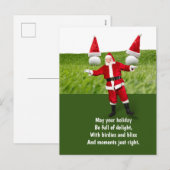 Golf Weihnachten mit Golf Ball (Vorne/Hinten)